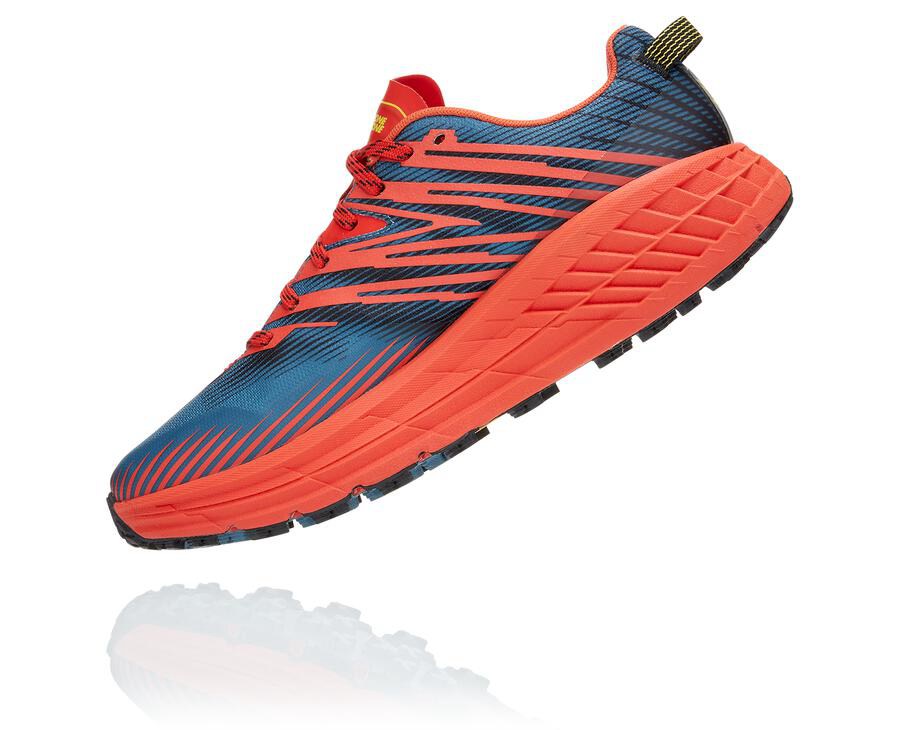 Hoka One One Trail Schoenen Heren - Speedgoat 4 - Rood - KC9635470